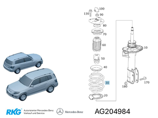 Federnsatz vorne GLK-1