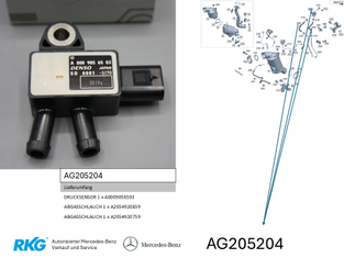 Teilesatz Diff-Druck-Sensor-1