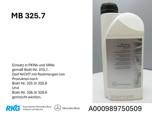 Korrosions- / Frostschutzmittel MB-Freigabe 325.7 (1000ml.) *A0009897505*-1