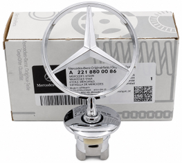 Mercedes-Benz Stern Emblem, silber-2