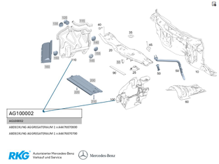 Abdeckung Motorraum links und rechts V-Klasse WDF44781113476214-1