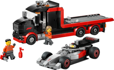 Lego City Audi F1® gr/rot/sw mit F1® D. Truck sw-1