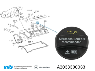 Mercedes-Benz Öleinfülldeckel-2