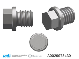 Ölablassschraube *A0029973430*-4