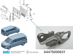 Halter, Kühler rechts. V-Klasse W447, W448 *A4475000631* Original Mercedes-Benz-1