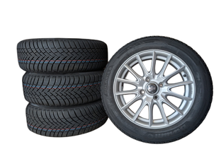 Winterkomplettrad-Satz mit MSW Felgen für Opel Corsa F 195-55R16 Barum Winterräder 141-1