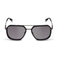 Audi Ringe Sonnenbrille mit Doppelsteg, Schwarz/Gunmetal-1