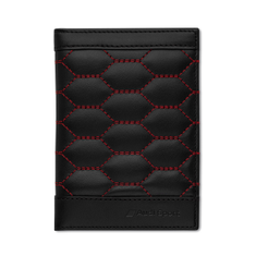 Audi Sport Fahrzeugscheinetui aus Leder mit RFID-Schutz, Schwarz/Rot-1