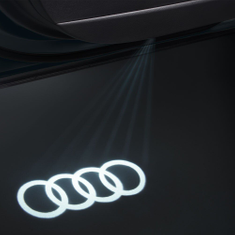 Einstiegs-LED Audi Ringe für Fahrzeuge mit LED-Einstiegsleuchten