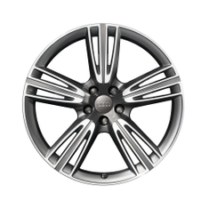 Felge, 5-Tri-Speichen anthrazit, glanzgedreht, 8,5Jx20