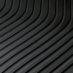 Gummifußmatten für vorn, schwarz