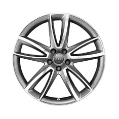 Felge, 5-Arm-Parabol anthrazit, glanzgedreht, 9,0Jx20