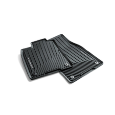 Allwetterfußmatten für vorn, schwarz