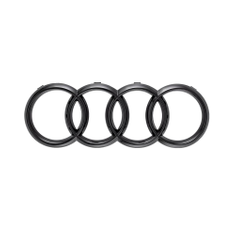 Audi Ringe schwarz für die Front