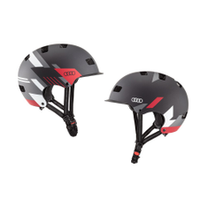 Helm für E-Scooter und Fahrrad schwarzes Design, Größe L