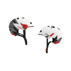 Helm für E-Scooter und Fahrrad weißes Design, Größe M