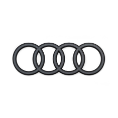 Audi Ringe dunkel für das Heck