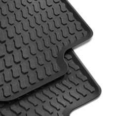 Allwetterfußmatte Grundmatte für 3. Sitzreihe, schwarz