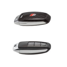 Schlüsselblende Carbon mit S-Schriftzug