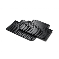 Allwetterfußmatten für hinten, schwarz