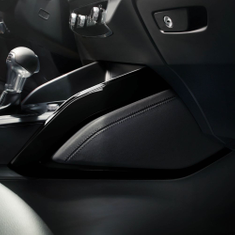 Dekorblenden Mittelkonsole brillantschwarz