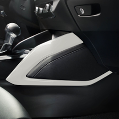 Dekorblenden Mittelkonsole ibisweiß