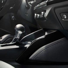 Dekorblenden Umrahmung Mittelkonsole brillantschwarz