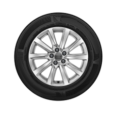 Rad, 10-Speichen 6,5Jx16, Winterreifen 205/60 R16 92H, links