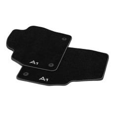 Textilfußmatten Premium für vorn, schwarz/stahlgrau