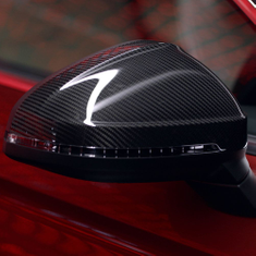 Außenspiegelgehäuse Carbon für Fahrzeuge ohne Audi side assist, links