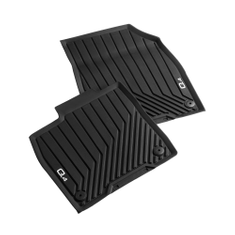 Allwetterfußmatten für vorn, schwarz