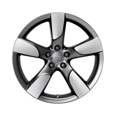 Felge, 5-Arm-Hohlspeichen anthrazit, glanzgedreht, 8,5Jx19