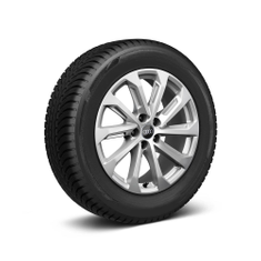 Rad, 10-Speichen 7,0Jx18, Winterreifen 235/60 R18 107V XL, links