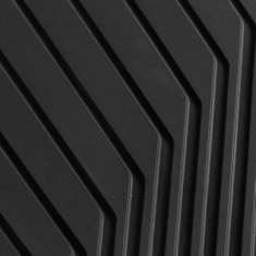 Allwetterfußmatten für vorn, schwarz