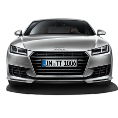 Frontspoiler mit Blade grundiert/schwarz matt