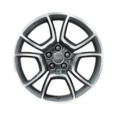 Felge, 5-Arm-Pila anthrazit, glanzgedreht, 8,5Jx19