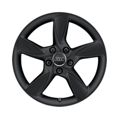 Felge, 5-Arm-Helica schwarz matt, 6,0Jx17