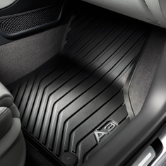 Allwetterfußmatten für vorn, schwarz