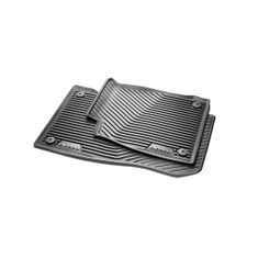 Allwetterfußmatten für vorn, schwarz