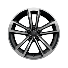 Felge, 5-Arm-Cavo anthrazit, glanzgedreht, 7,5Jx18