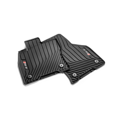 Allwetterfußmatten für vorn, schwarz