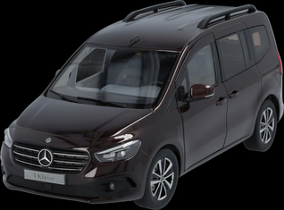 Original Mercedes-Benz T-Klasse Modellauto rubellitrot - 