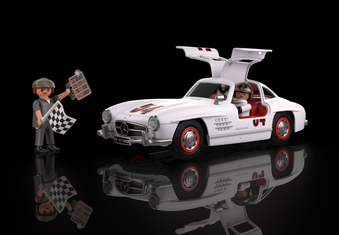 Original Mercedes-Benz 300 SL Coupé 1:18 (1954-1957) W 198, playmobil-Set 