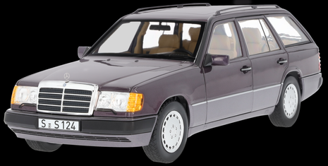 Original Mercedes-Benz 300 D S 124 1989-1993 T-Modell Modellauto LIMITIERT - 
