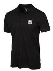 Original Mercedes-Benz Classic Poloshirt Herren schwarz (Größe: S-XXL)
