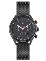 Original Mercedes Benz Armbanduhr Herren Sport Fashion schwarz / orange
