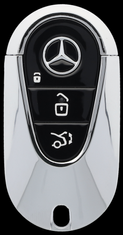Original Mercedes-Benz USB Stick Schlüssel Schlüsselanhänger Schwarz Chrom 64 GB