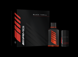 Original Mercedes-Benz AMG Geschenkset Black Thrill EdP Parfüm, 100ml - 