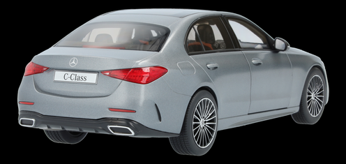 Original Mercedes Benz C-Klasse W206 AMG Line 1:18 Modell Dealer Edition grau