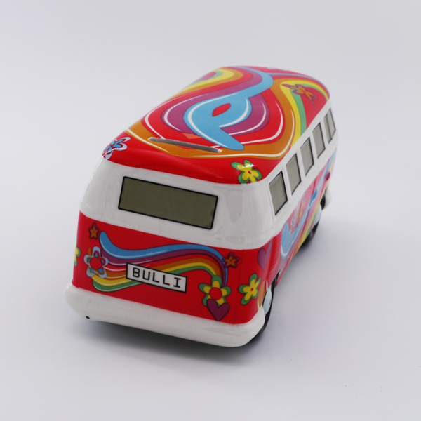 VW Bus T1 - Surfbulli Spardose, Hippie Dunkelblau